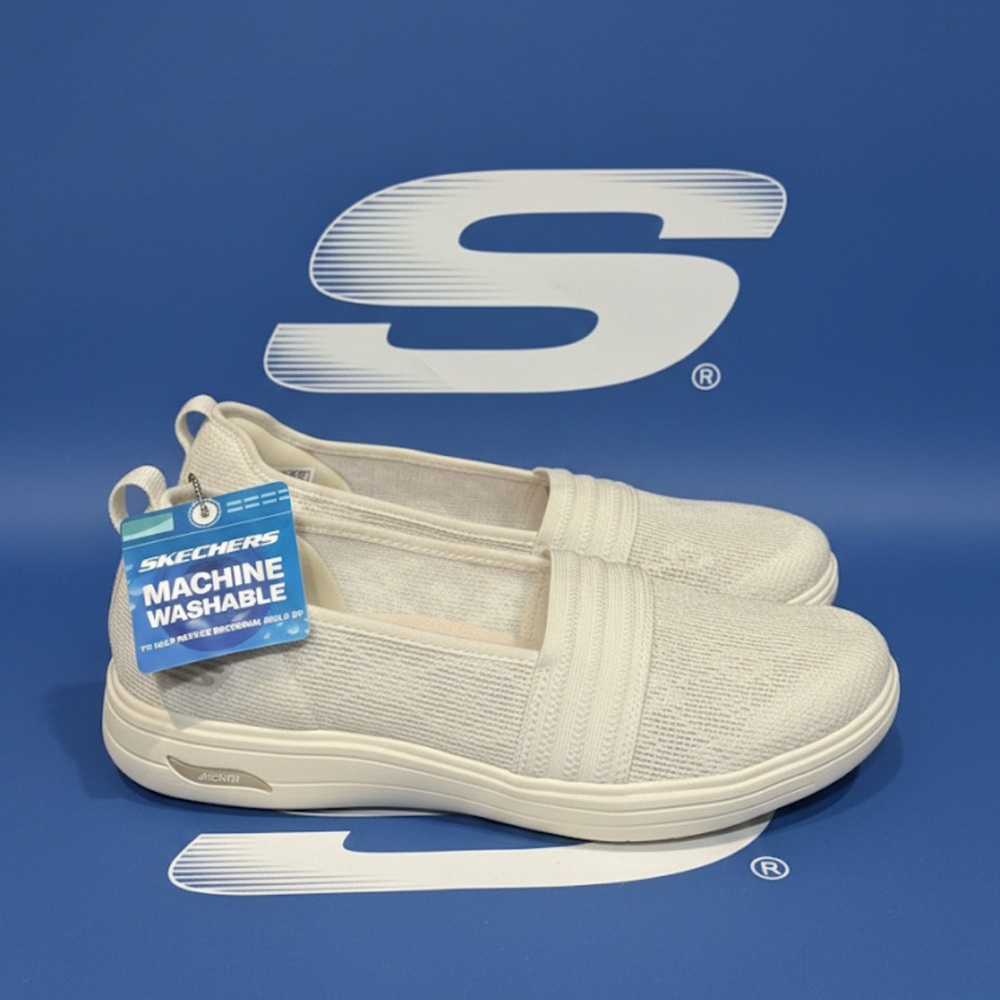 New Authentic Skechers air cooled arch fit slip on designer sneakers 8 display